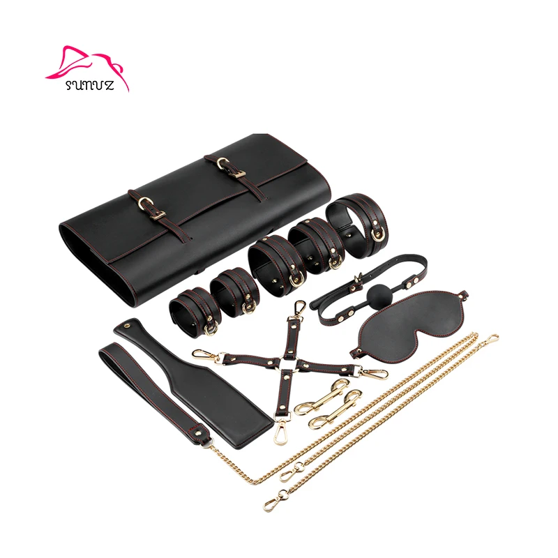 Best Seller Japanese SM Sex Toy HandCuffs Bedroom Restraint Leather Bondage-Sex-Toys