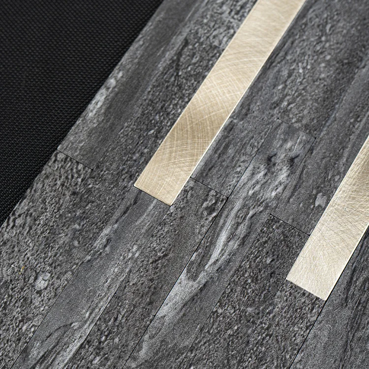 Factory Direct Diy Self Adhesive Kitchen Mosaic Strip Tiles Easy Installation Peel and Stick Wall