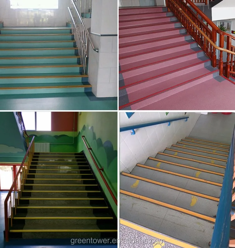 Бесплатный образец для детского сада ПВХ пластиковые лестничные кромки ступенек