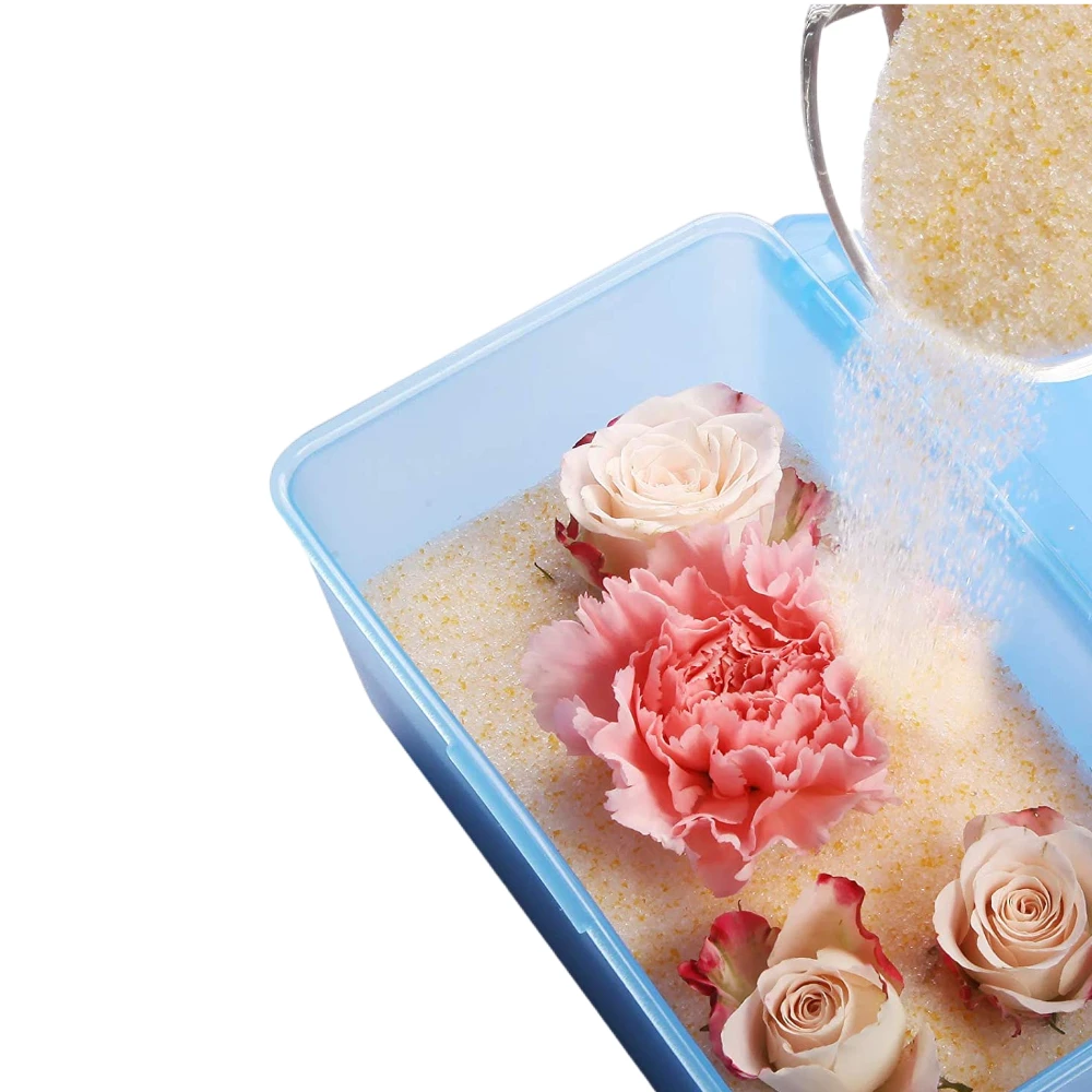 china made no dust high purity silicone gel powder for drying flowers