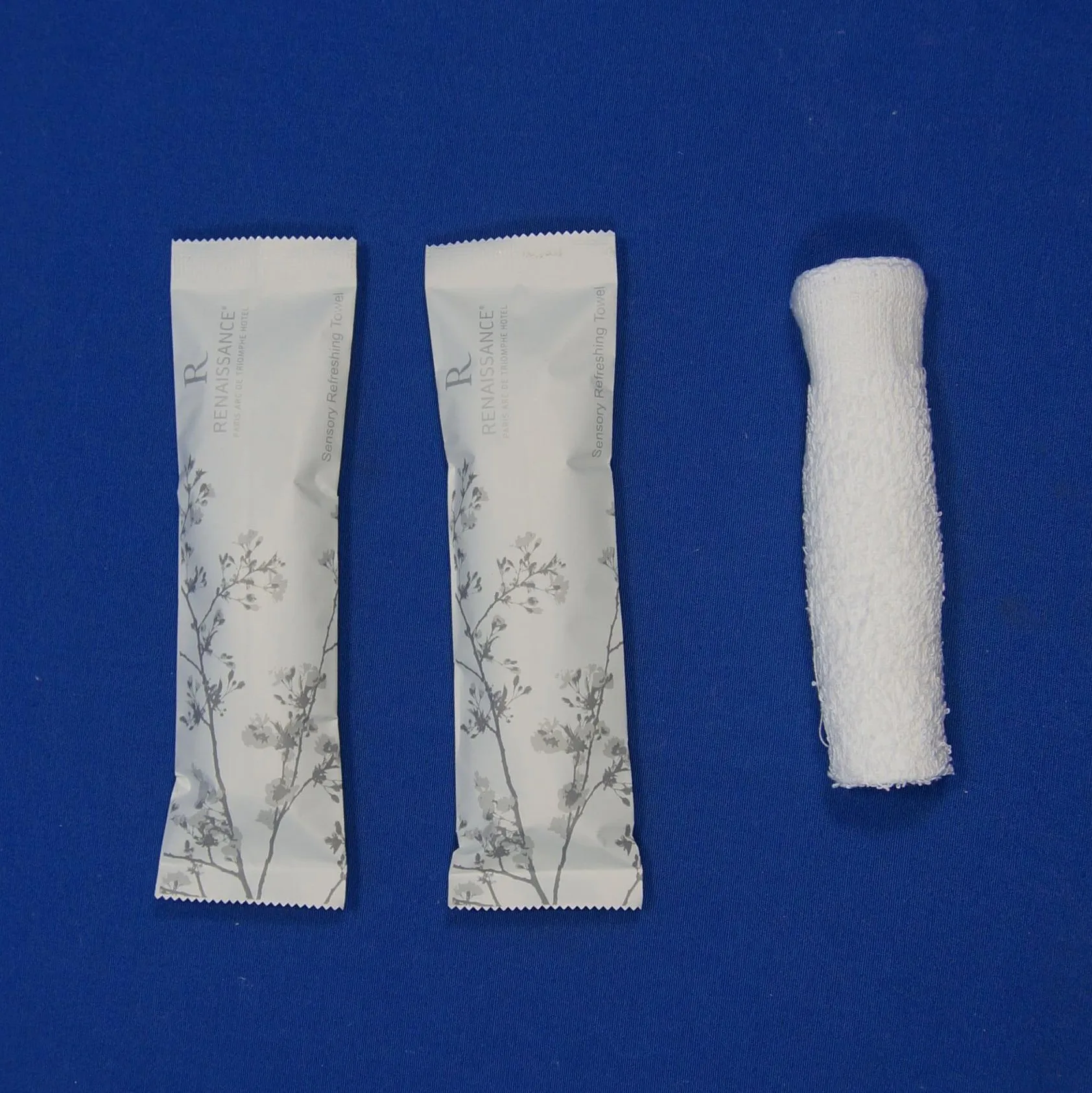 Cotton Refreshing Wet Towel for Restaurant Refreshment Terry Biodegradable Wet Towel