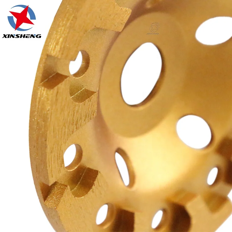 Diamond Concrete Grinding Wheel 4 1/2 inch For Polishing And Cleaning Stone Concrete Surface, Cement, Marble, Rock, Granite