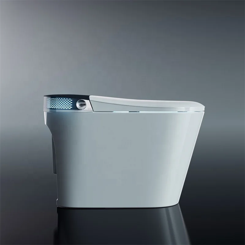 Pate New Arrival Wc Intelligent Smart Toilet Warm Fully Automatic Led Display  Electric Bidet Heated Smart Toilet