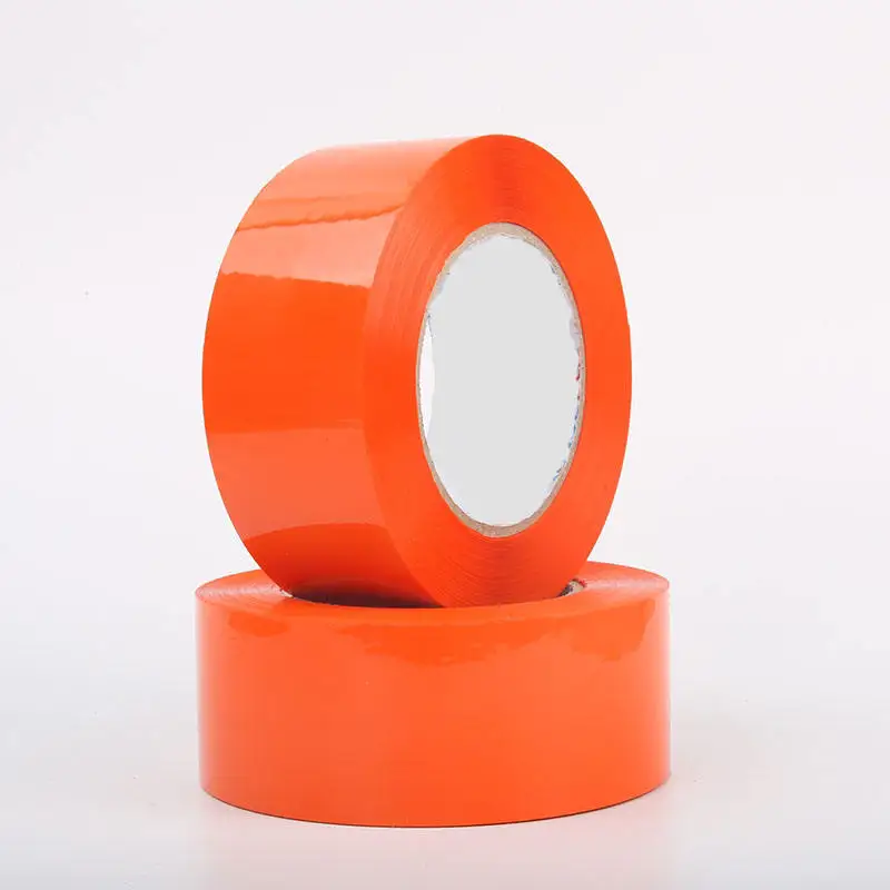 Low-cost red green pink waterproof density transparent adhesive custom printed packing tape carton transportation sealing adhesi