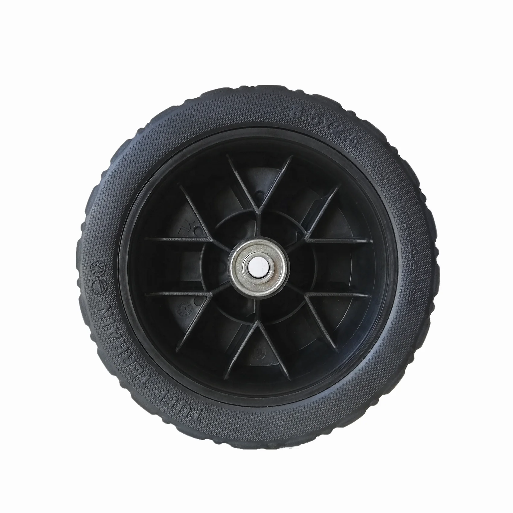 Rubber plastic wheel 8.5 inch semi pneumatic wheel for generator, tool storage box, tool chest, toolbox