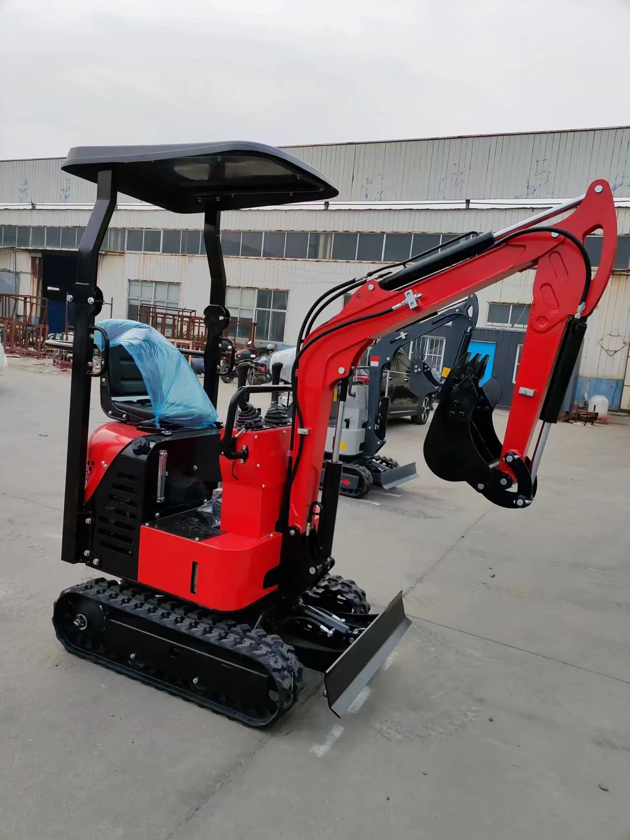Mini Excavator 0.8 Ton 1 Ton 2 Ton Tracked Miniature Excavators Suitable for Family Personal Orchard