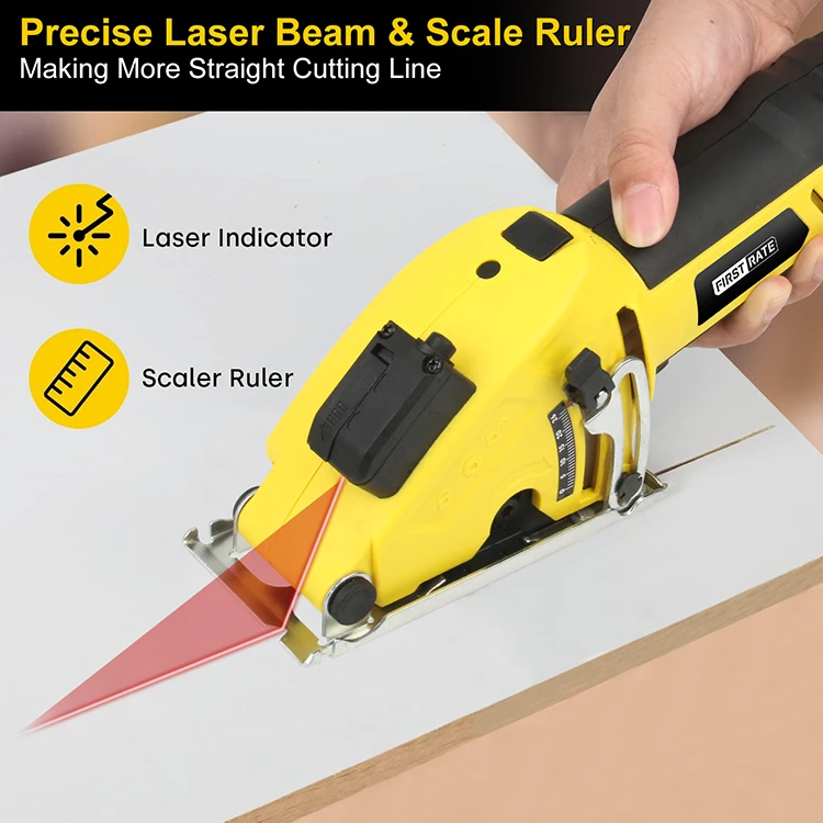 Cheap and Useful Portable Electric Circular Saw 600w Laser Guide Circular Saw Machine With 3 Blades