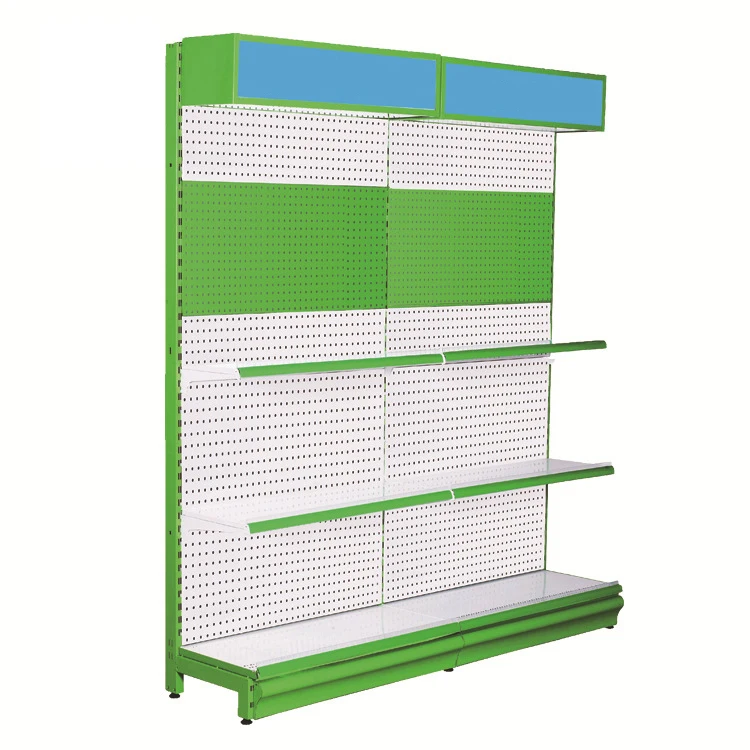 New type baby goods Customized wood Heavy Duty Supermarket Shelving Shelves With Wood Pegboard