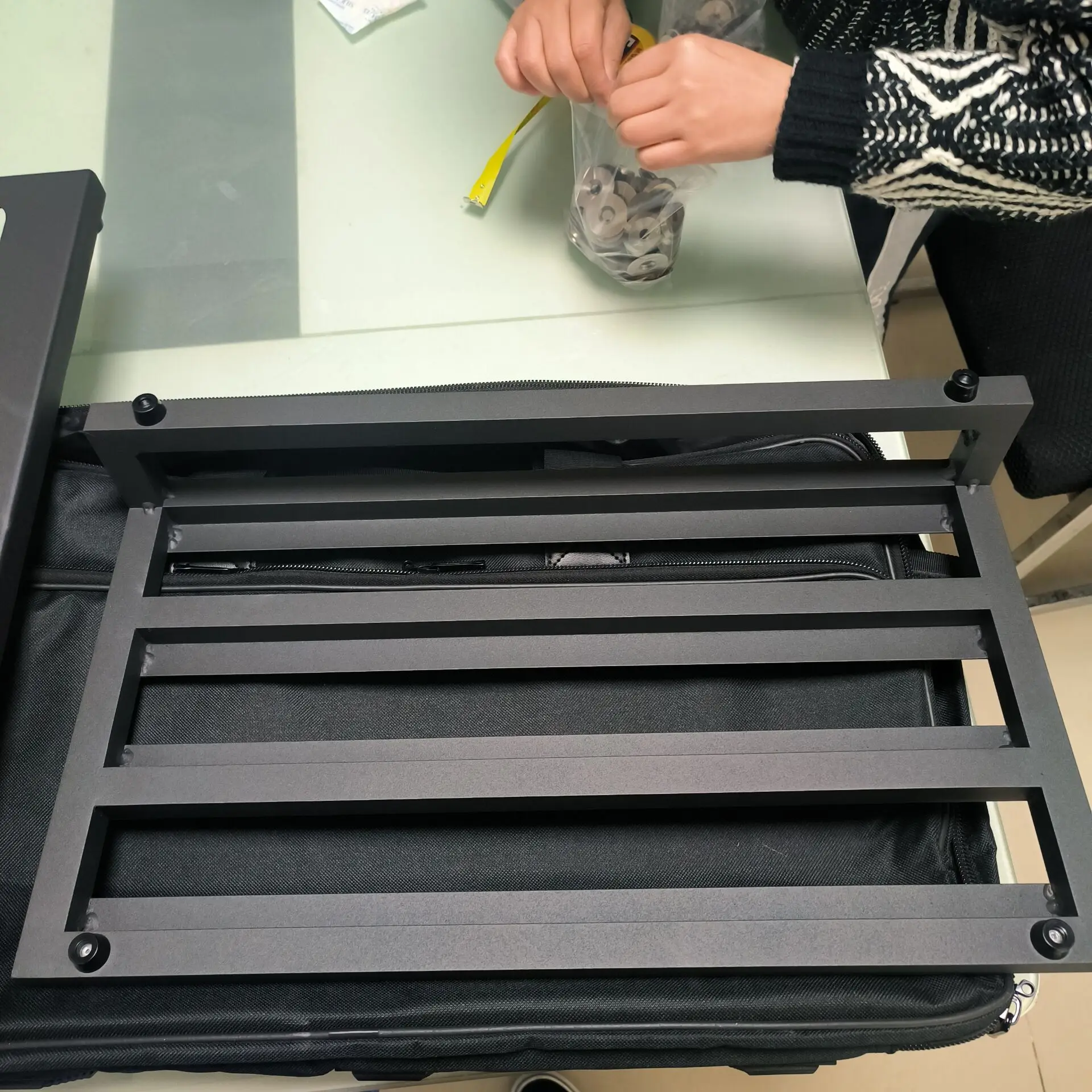 Customize CNC Service Custom CNC aluminium colorful music instrument component OEM logo guitar panel