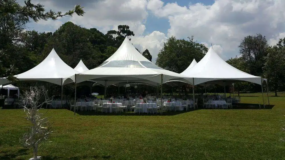 Big 20x20 Outdoor Canopy Circular Heavy Duty Exhibition Wedding Commercial Marquees Pagoda Tent