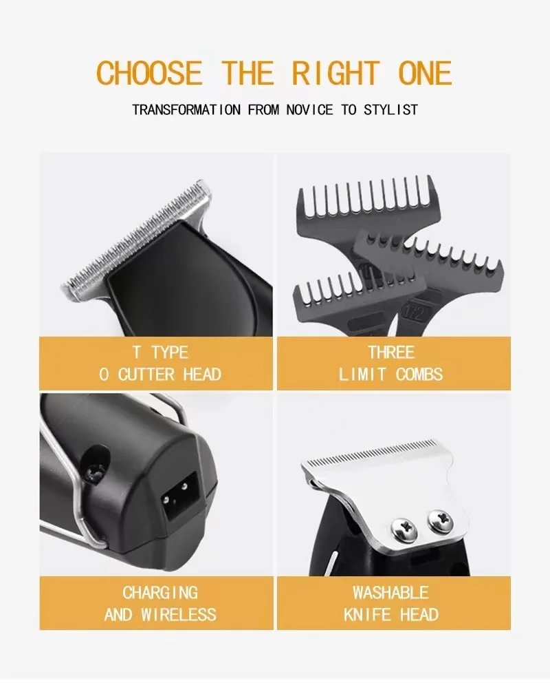 new arrived barber shop proffeional mens electric hair trimmer