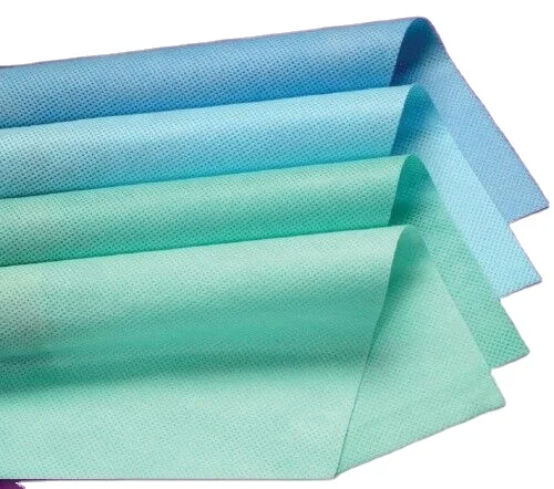 25-100gsm Disposable Breathable Non-woven Raw Material Fabric Bed Sheet Shoe Cover