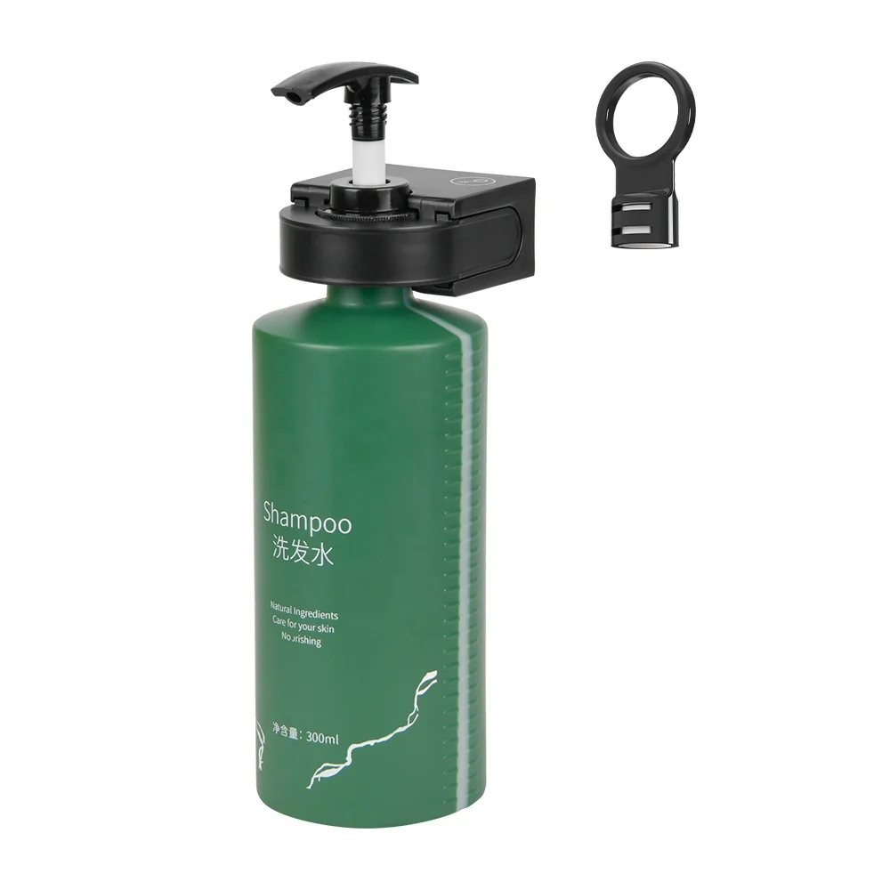 Concise Style Shower Gel Shampoo Holder ABS Plastic Wall Bracket Custom Logo Conditioner Holder Bathroom Kitchen Refillable