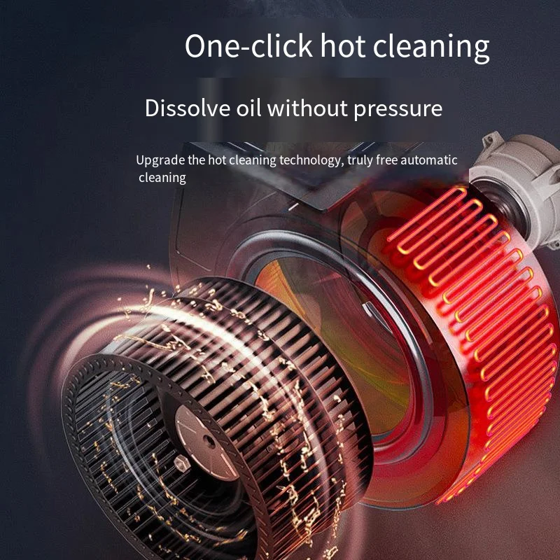 OEM 900mm Double filter intelligent cleaning body feel multi-gear wind speed kitchen hood range hood gas range appliances