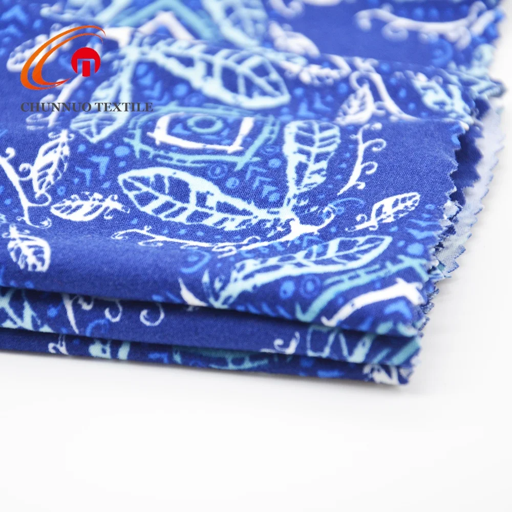 Chunnuo Текстиль DTY матовый вязаный спандекс полиэфирная ткань Индонезия