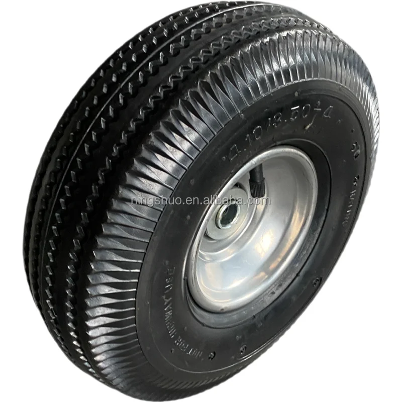Manufacturer High quality wholesale air filled rubber wagon wheelbarrow 10x3.00-4 3.50-4 10 inch pneumatic wheels