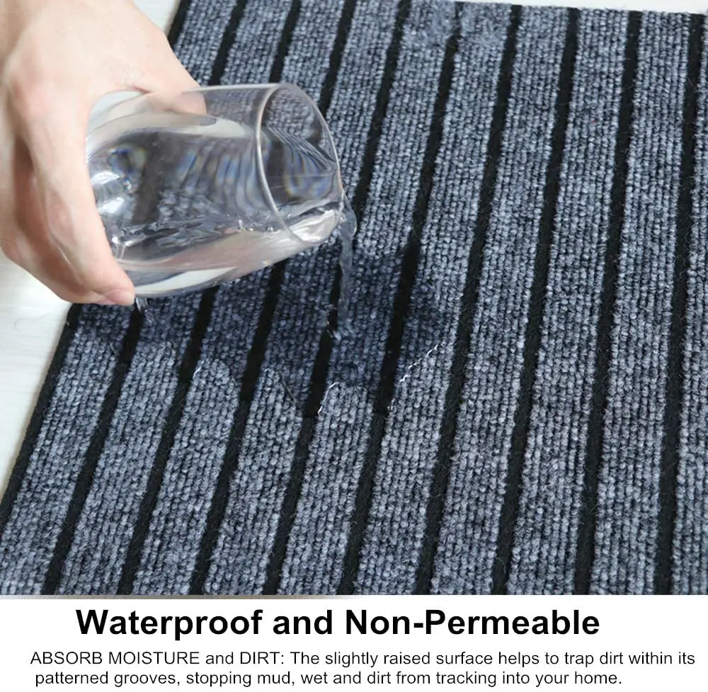 American hot sale welcomed  seven striped mat with TPR backing PVC backing widely used indoor outdoor mat carpet rolls
