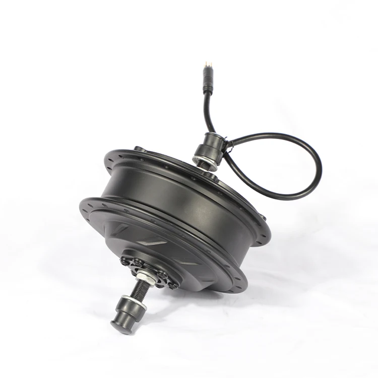 CZJB-105CQ low noise 350w 500w e-bike brushless gear hub motor with helical gear