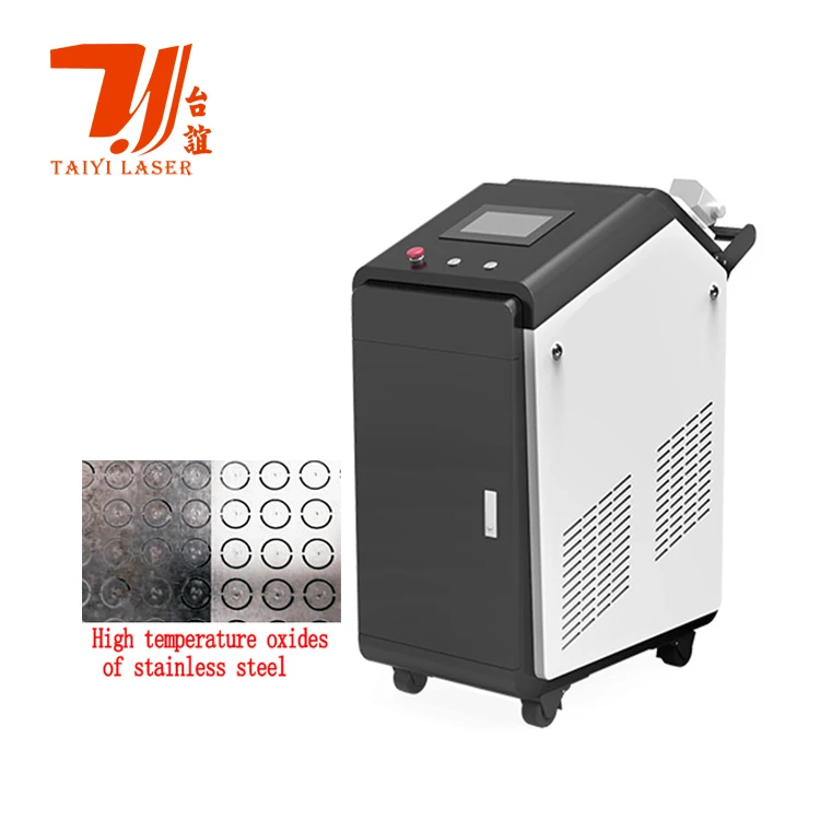 Canton Fair Promotion Boat Balanus Removing Handheld Laser Cleaning Systems Raycus Laser Source Fiber Cleaning Machine