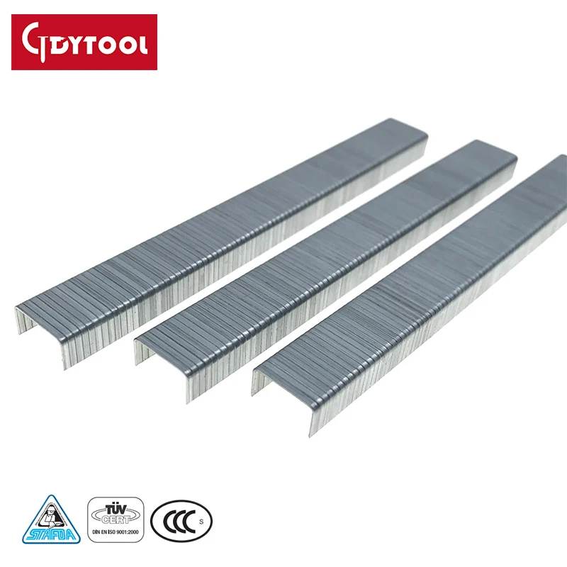 High Quality 18GA Galvanized Wire U-Type Nail 110 Series staples Pneumatic Zinc Staples ATRO 110 Staples Grapas industrial
