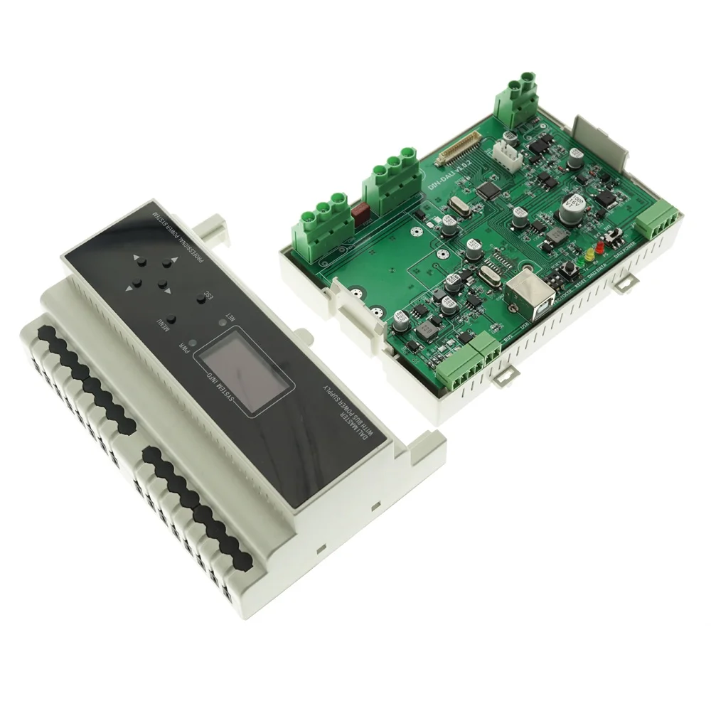RS-485 Modbus система управления освещением DC24V Din Rail DALI осветительная Master Controller