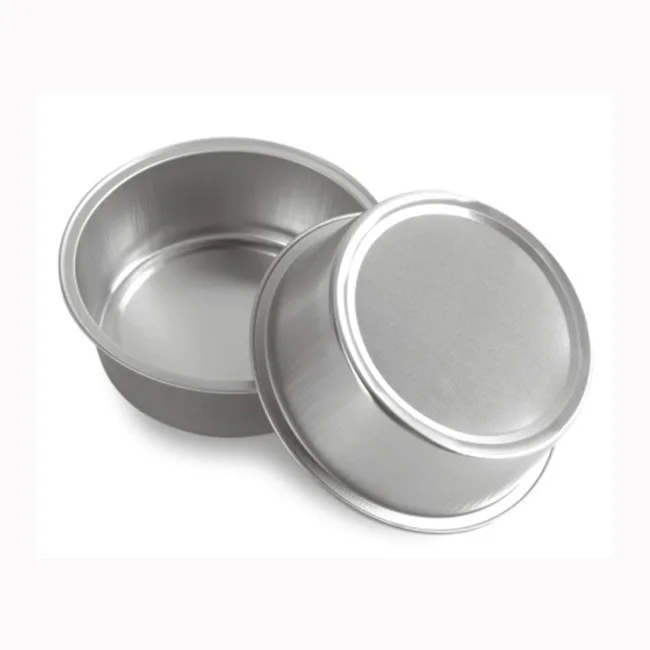 Colorful Aluminum Disposable Foil Baking Cup Container Aluminium Foil Baking Pans With Lid