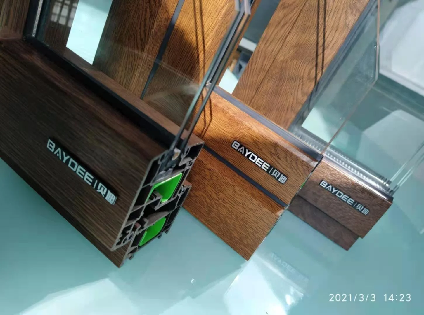 upvc door profile manufacturers asa co-extrusion upvc profile laminated