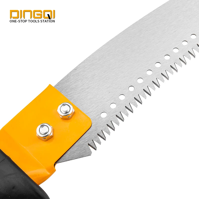 DingQi 355MM Plastic Handle Garden Pruning Hand Saw