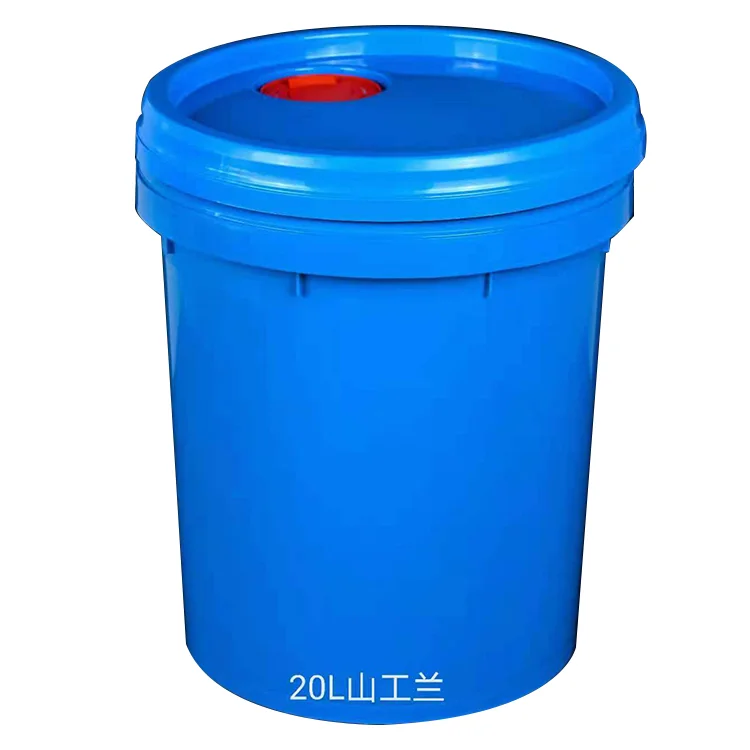 New Design Black Plastic Bucket 20l Oil Paint Plastic Bucket 20 Liter Paint Bucket With Great Price