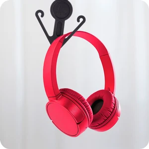 earphones hung on the hook