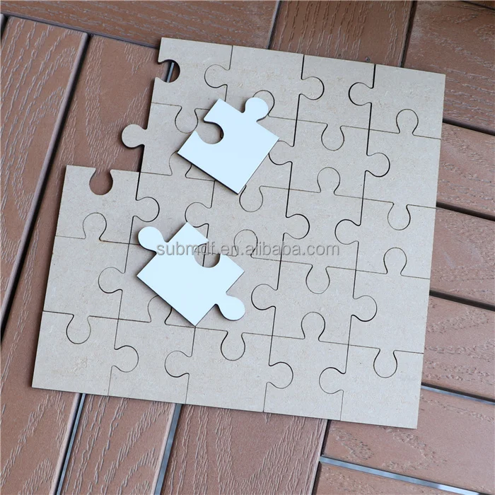 
A5 Square Shape MDF Sublimation Printable Blank Puzzles 
