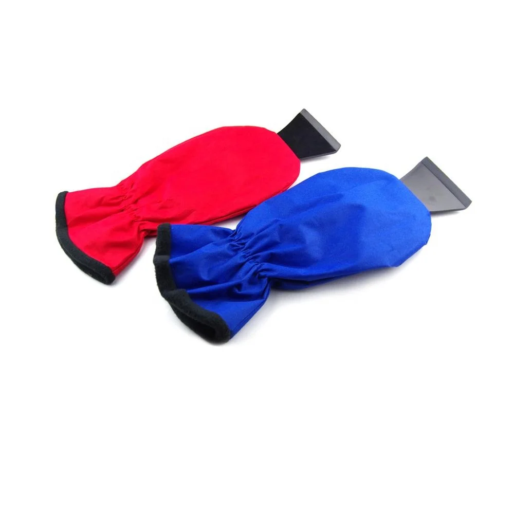 M4 Ice scraper with waterproof glove Lined of velvet/ice scraper mitt