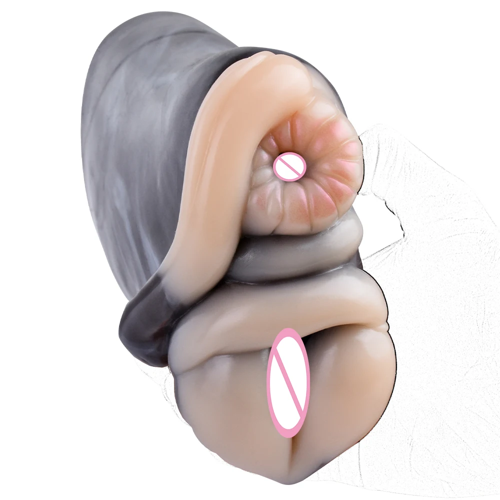 GEEBA soft liquid silicone masturbation cup sex toys for men penis stimulator glans massager adult toys pocket pussy vagina