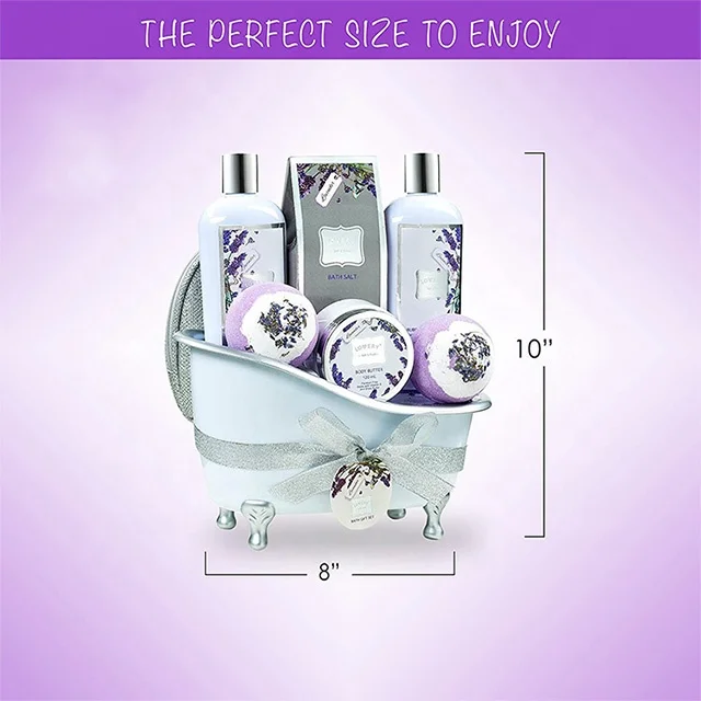 
Private Label Beautiful Pure Natural Essential Oil Moisturizing Bath Sets Bath Gift Sets Spa With Bath Bomb 