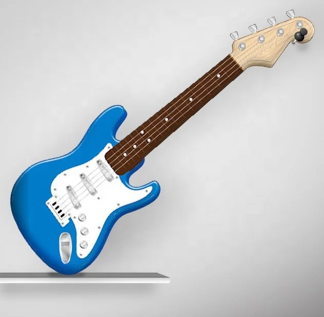 Multi functional Portable Electronic 6 Strings Guitar Musical Instrument Toy Guitar Toy For Kids 67cm