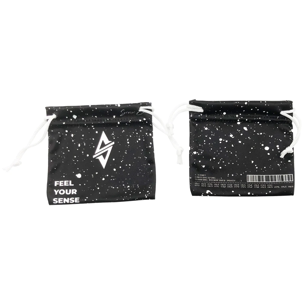 Digital Printing Custom Microfiber Pouch Bag Microfiber Cloth Bag Spring Close For Glasses Pouch