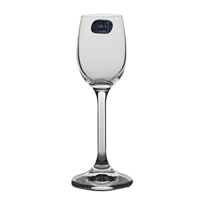 Crystal Looking Glassware High Quality Cups For Home And Bar Form Czech Republic