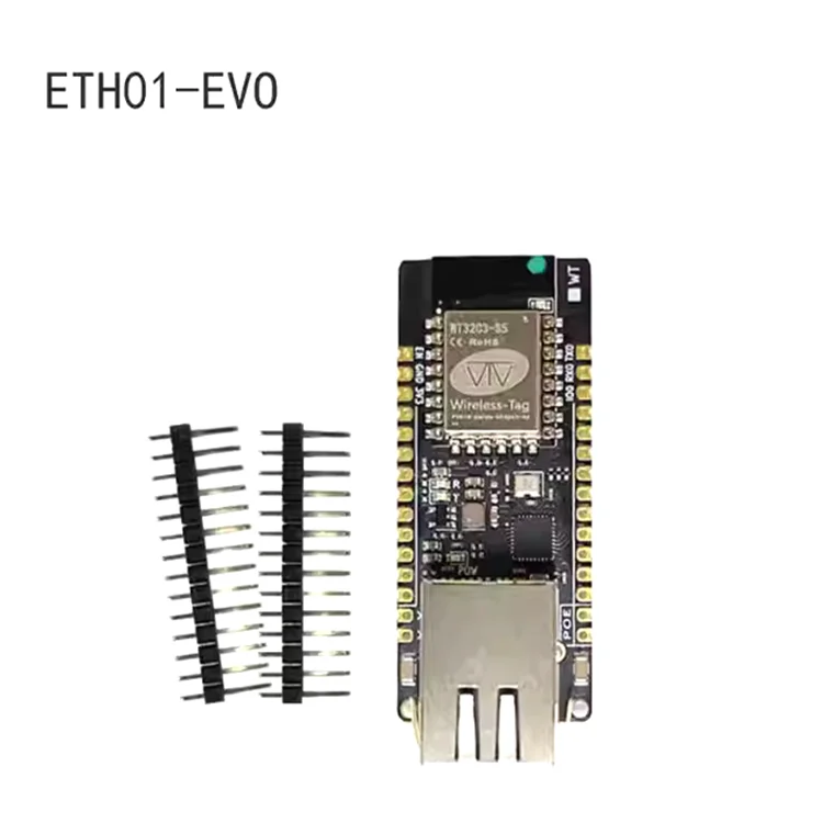 ETH01-EVO ESP32-C3 Development Board 3-in-1 IoT Gateway with Ethernet Wifi Bluetooth POE Module 5G Access