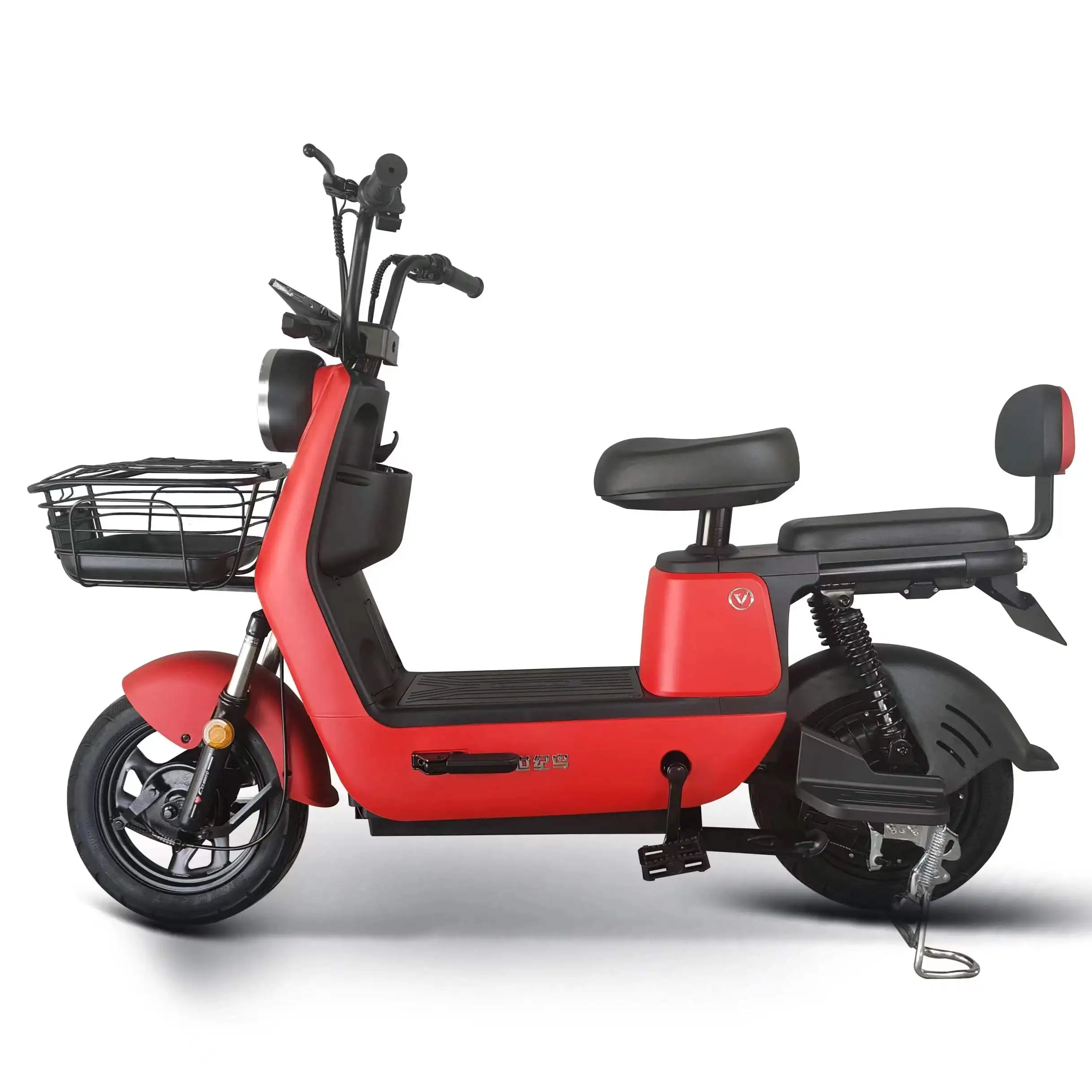 500w 2 Wheel Scooter Electric Moped 14*2.5inch Vacuum Tyre Single Speed Scooter Electric City Bike