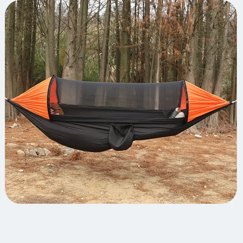 MINGCHAN Best Quality Tear Resistant Double Person Parachute Hammock With High Density Mosquito Net