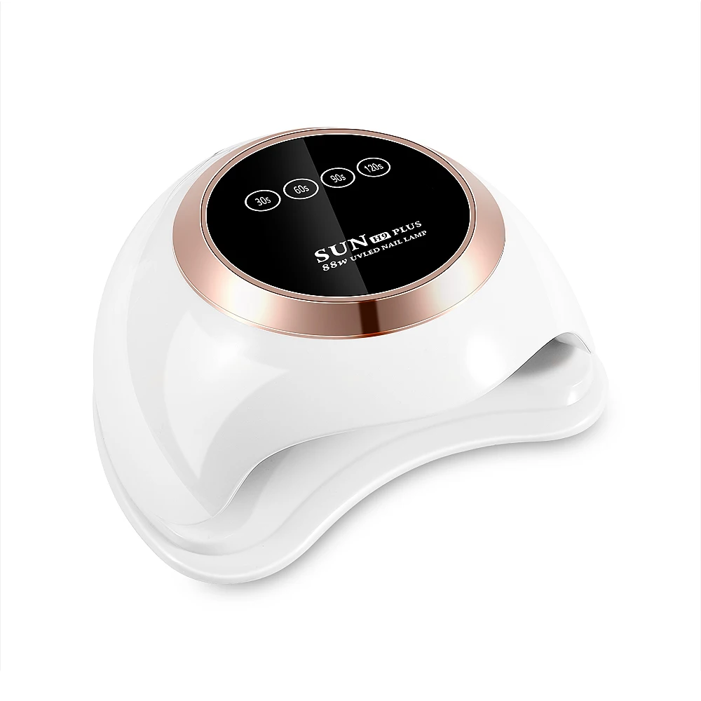 
2021 Touch Screen 88 Watt LED UV Nail Lamp Nail Gel Polish Dryer Machine SUN H9 Plus 