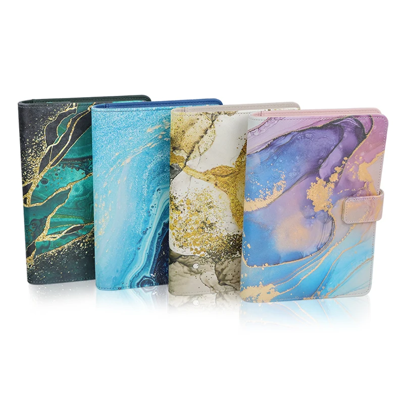 Stationery Iridescent Diaries Custom Notebook Leather Notebook Print China A5 Hardcover Spiral Binding Pu Leather Desk Calendar