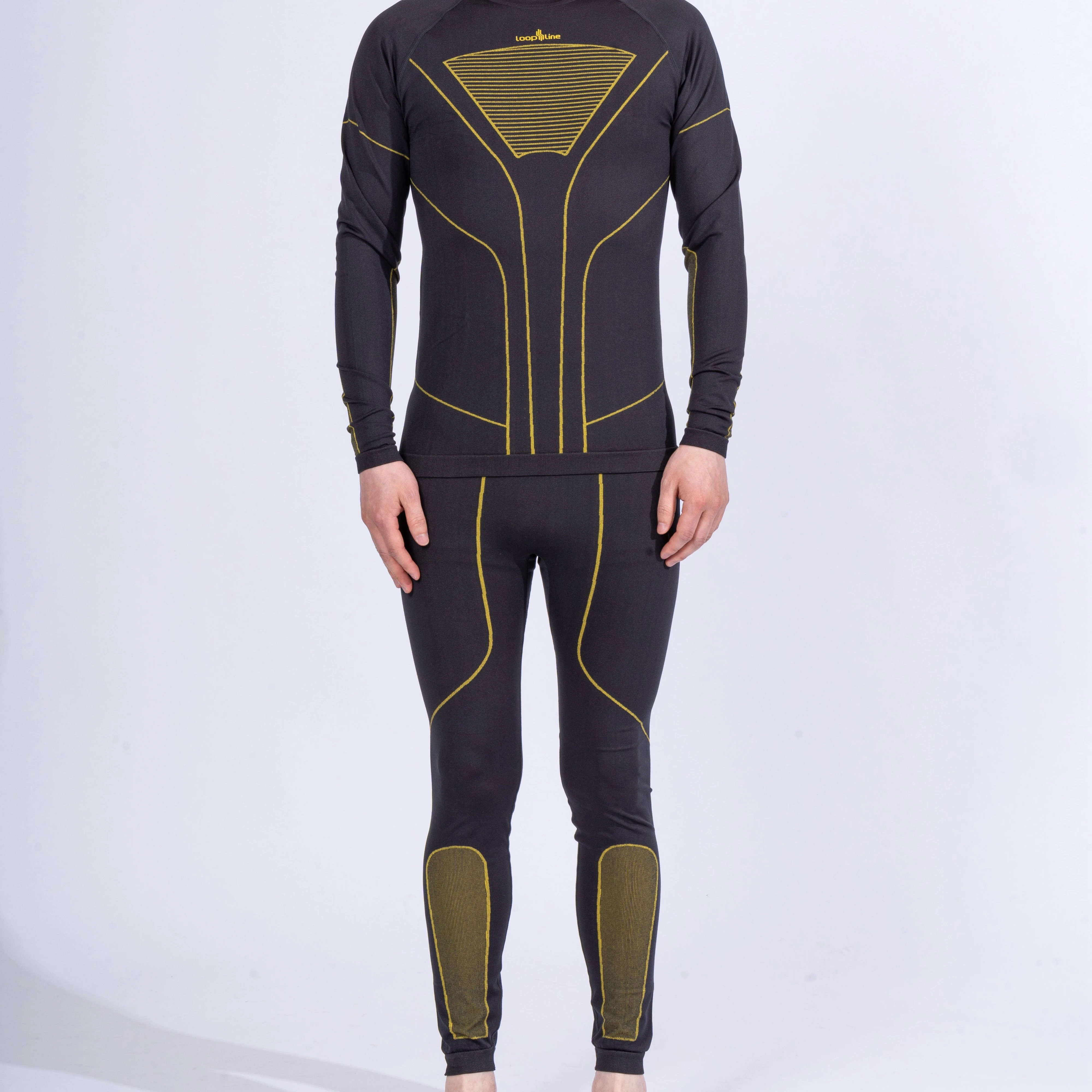 Ski Seamless Base Layers Set Functional Quick Dry Winter Keep Warm Bamboo Wool Underwear Thermal Underwear