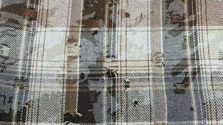 Poplin yarn dyed plaid fabric cotton yarn dyed fabric stocklot yarn dyed fabric for mens shirt