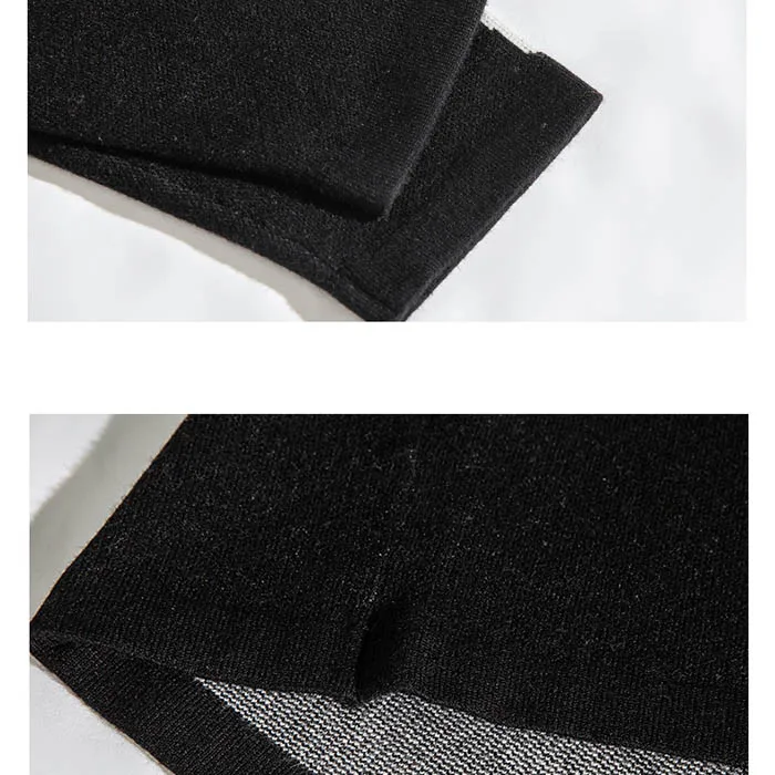 custom black plus size crochet knitted cotton autumn cardigan cashmere sweater