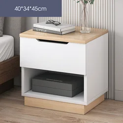 Современный роскошный прикроватный столик из массива дерева в скандинавском стиле тумбочка прикроватный столик с 3 выдвижными ящиками