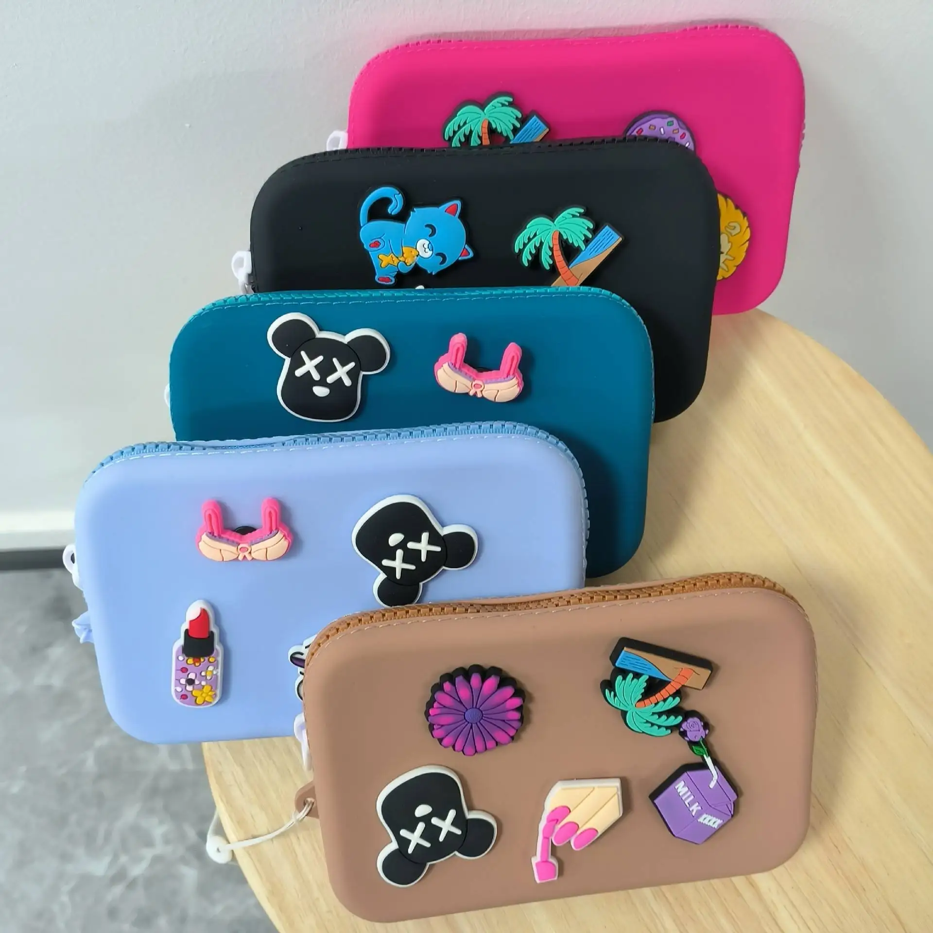 Small wallet women coin purse trending purse silicone water proof coin wallet wholesale coin bag