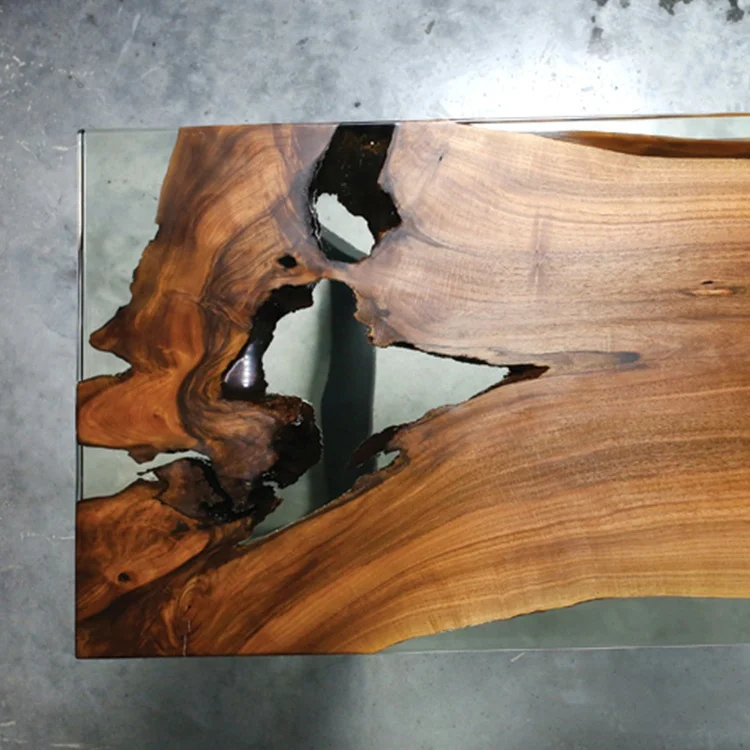 LT-5078A Clear Crystal Art Resin Coating 100% Solid Two Component Epoxy Resin For Bar Tops Table Top