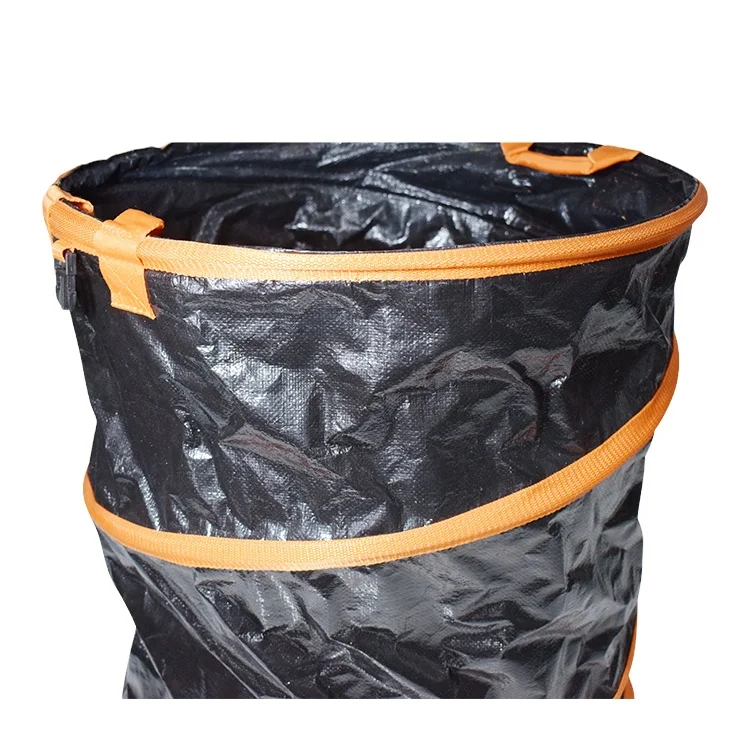 Colorful garden waste bag camping trash can recycle bins