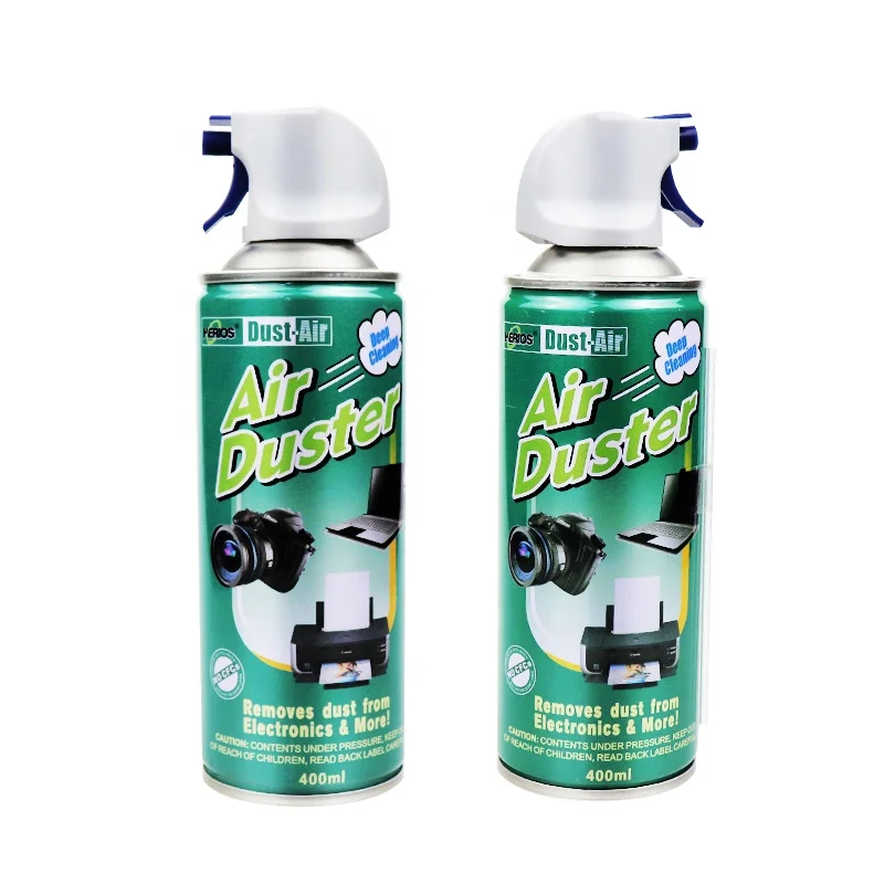 450 ML Factory Wholesale High Pressure Blow Off Aerosol  Spray Air Duster keyboard Cleaner